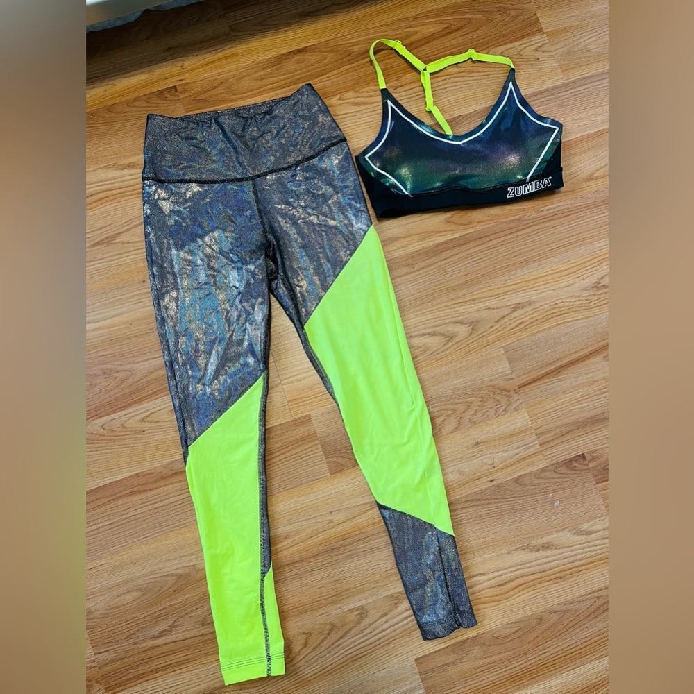 Zumba Brand sets Bra or Tank with Leggings $25 per set